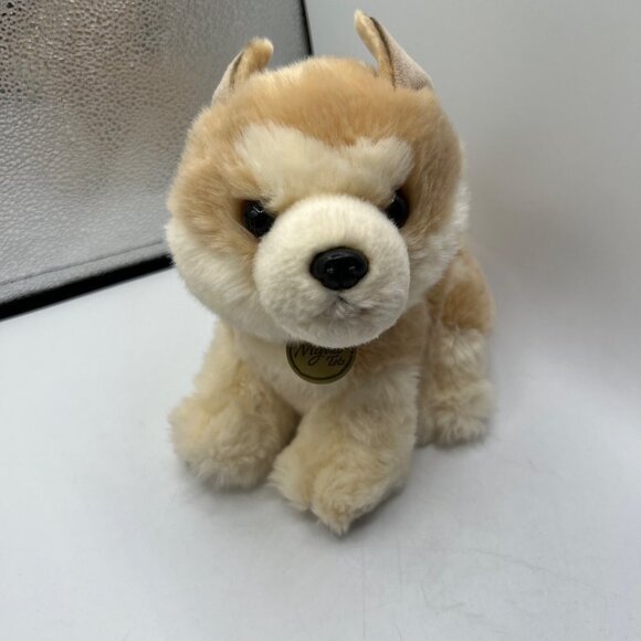 Aurora Miyoni Tots Akita Puppy Plush Soft 8 Inch Realistic - Picture 1 of 14